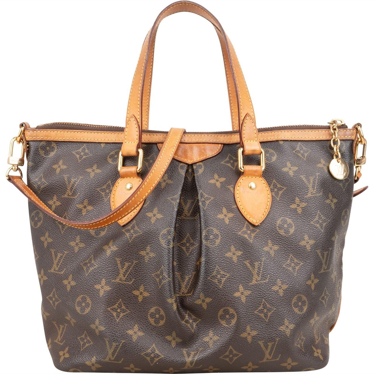 Louis Vuitton Louis Vuitton Monogram Canvas Palermo PM Handbag Bruin