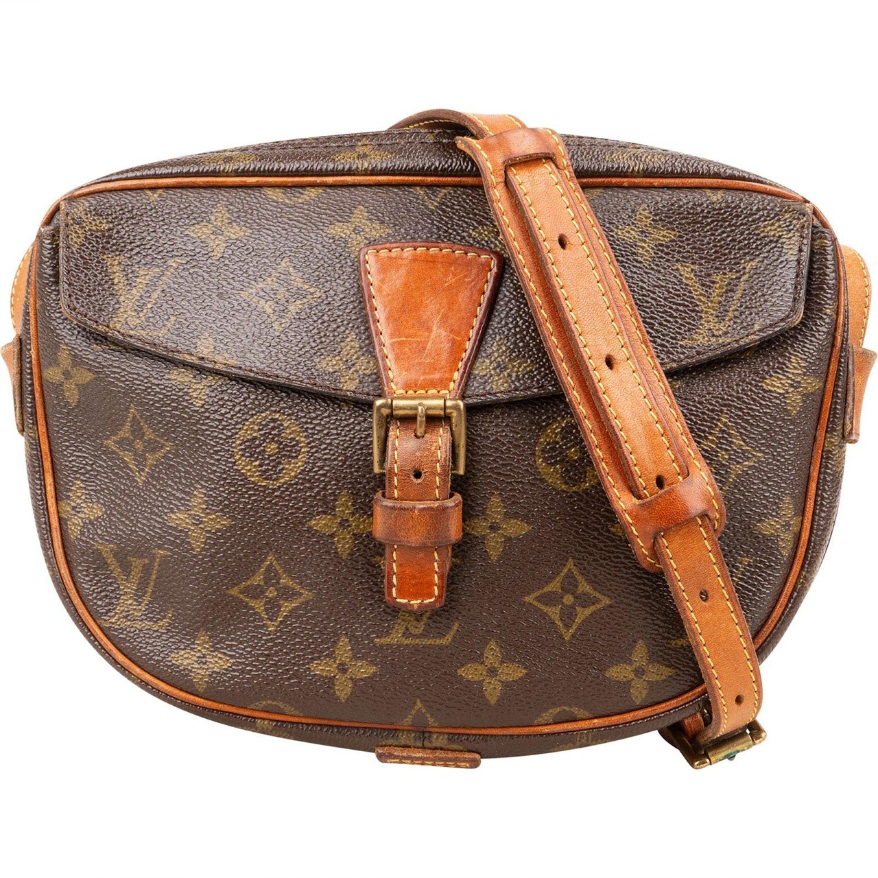 Louis Vuitton Louis Vuitton Monogram Canvas Jeune Fille PM Crossbody Bag Bruin