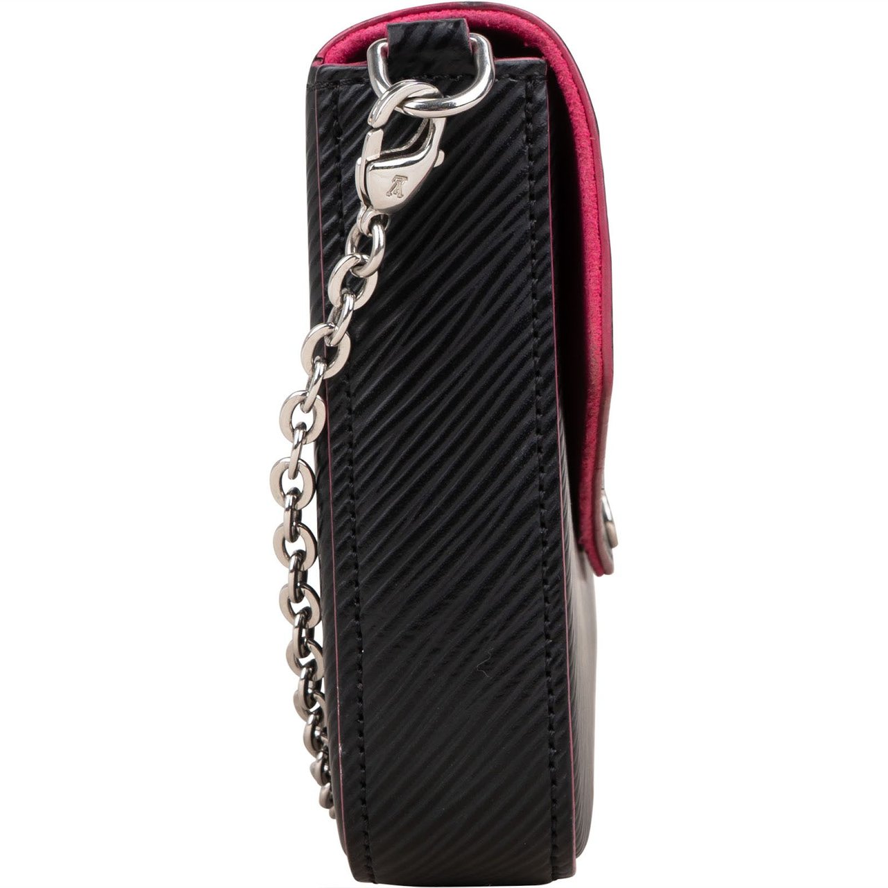 Louis Vuitton Louis Vuitton Noir Epi Leather Pochette Felicie Crossbody Bag Zwart