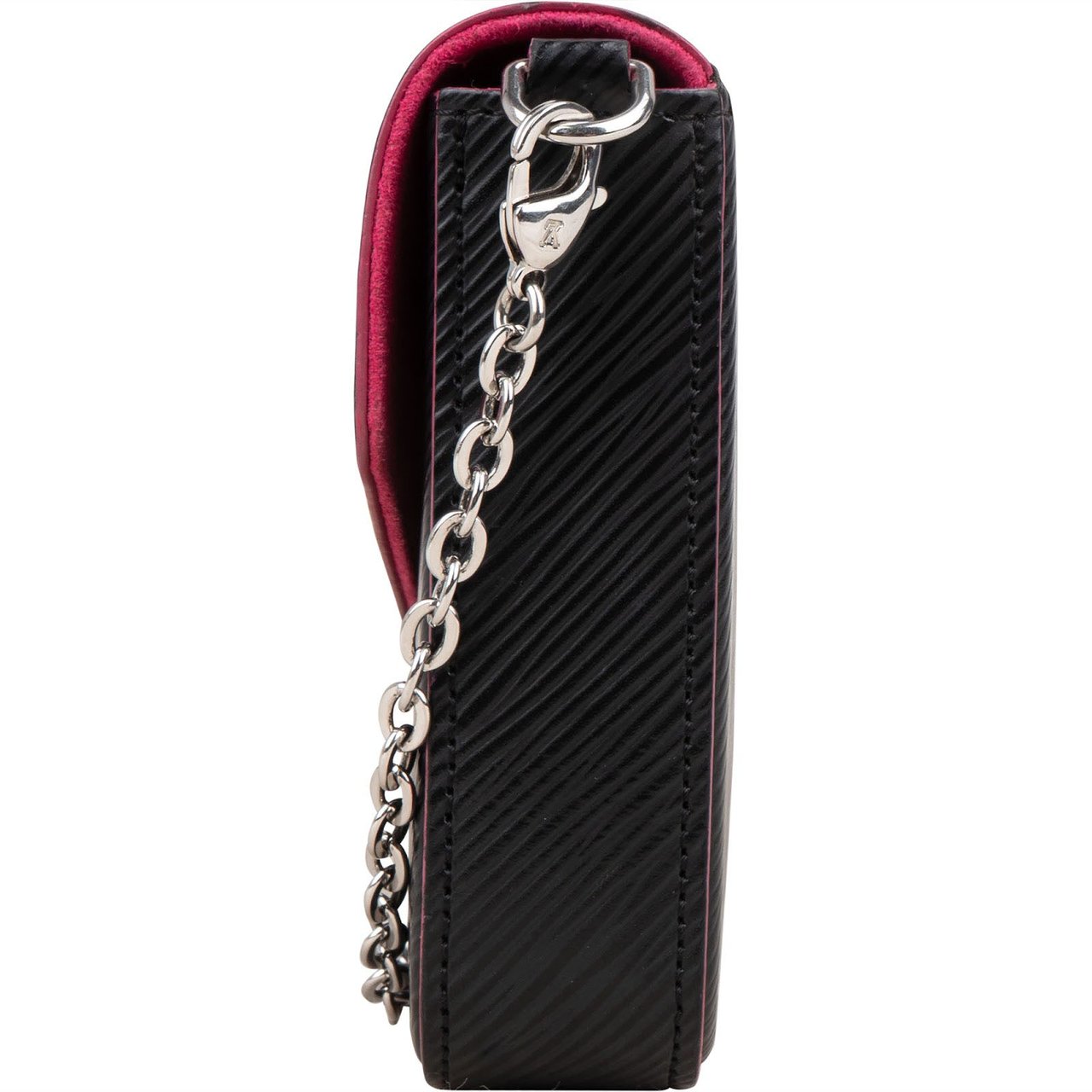 Louis Vuitton Louis Vuitton Noir Epi Leather Pochette Felicie Crossbody Bag Zwart