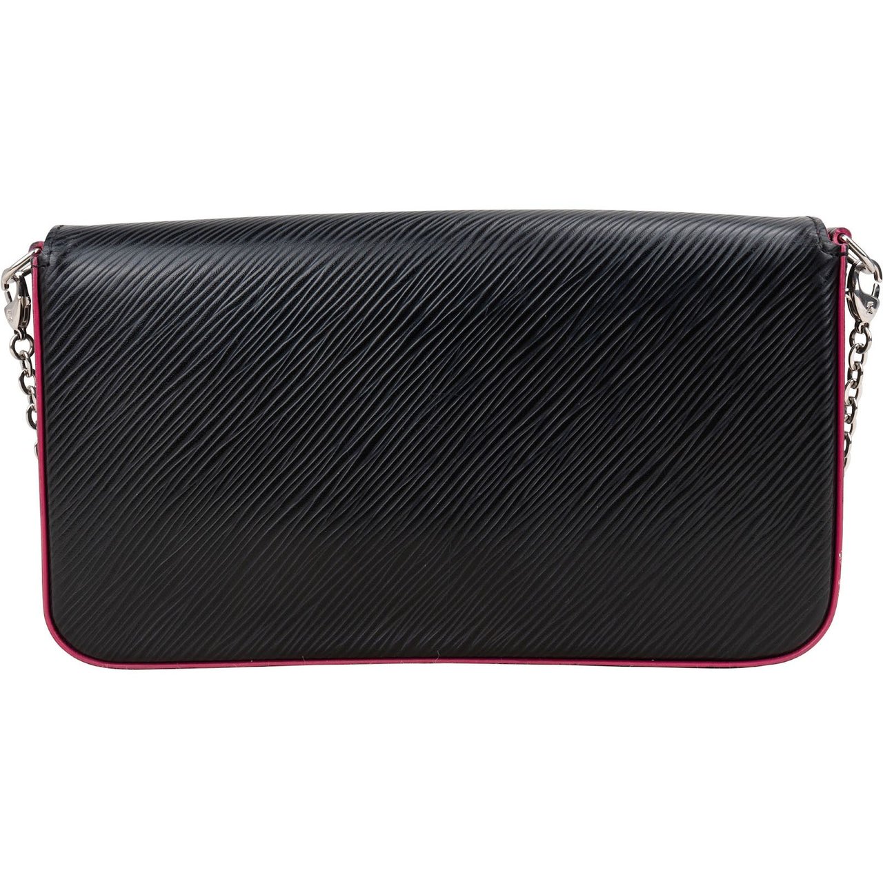 Louis Vuitton Louis Vuitton Noir Epi Leather Pochette Felicie Crossbody Bag Zwart