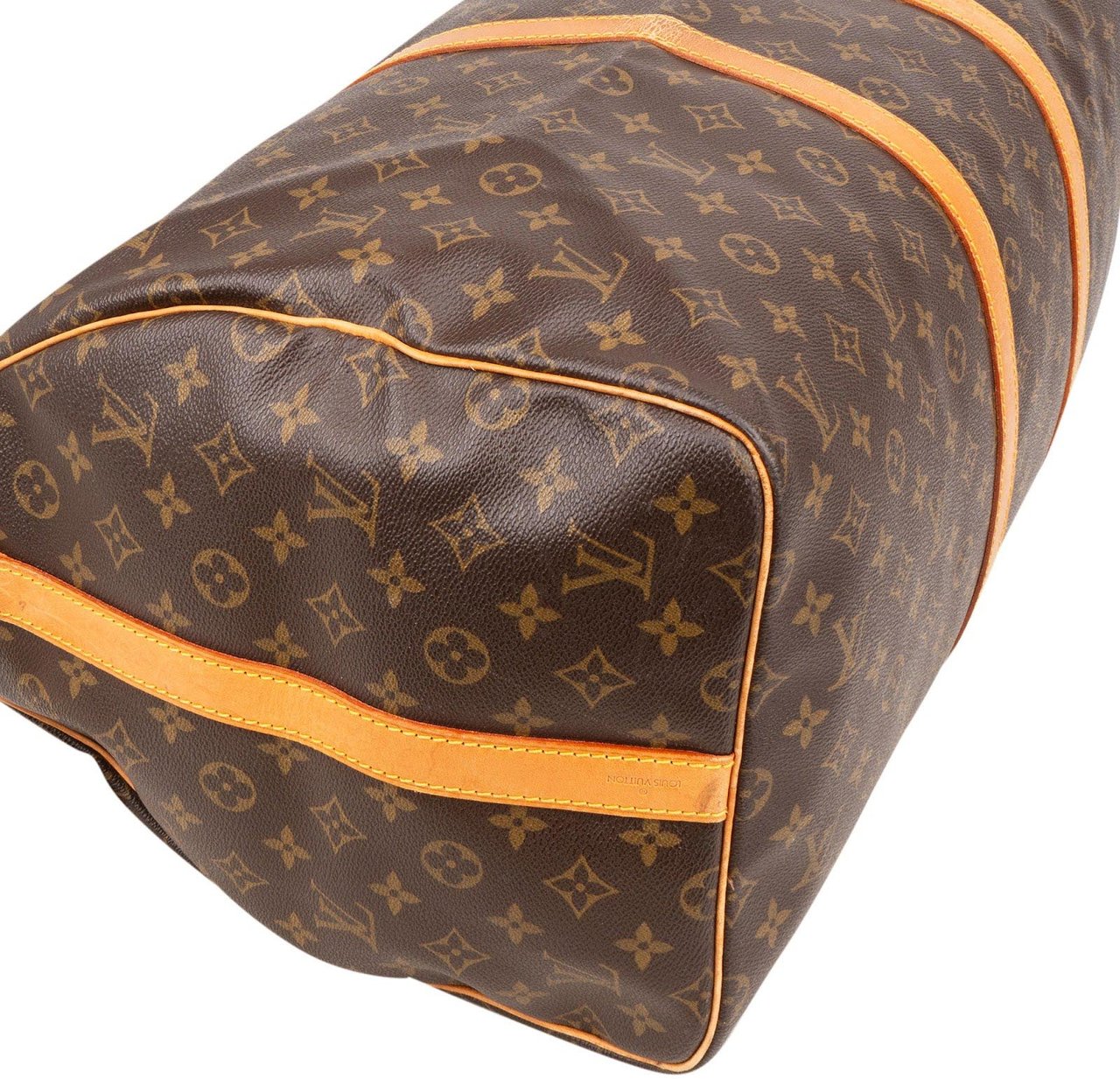 Louis Vuitton Louis Vuitton Monogram Canvas Keepall 55 Bandoulière Travel Bag Bruin