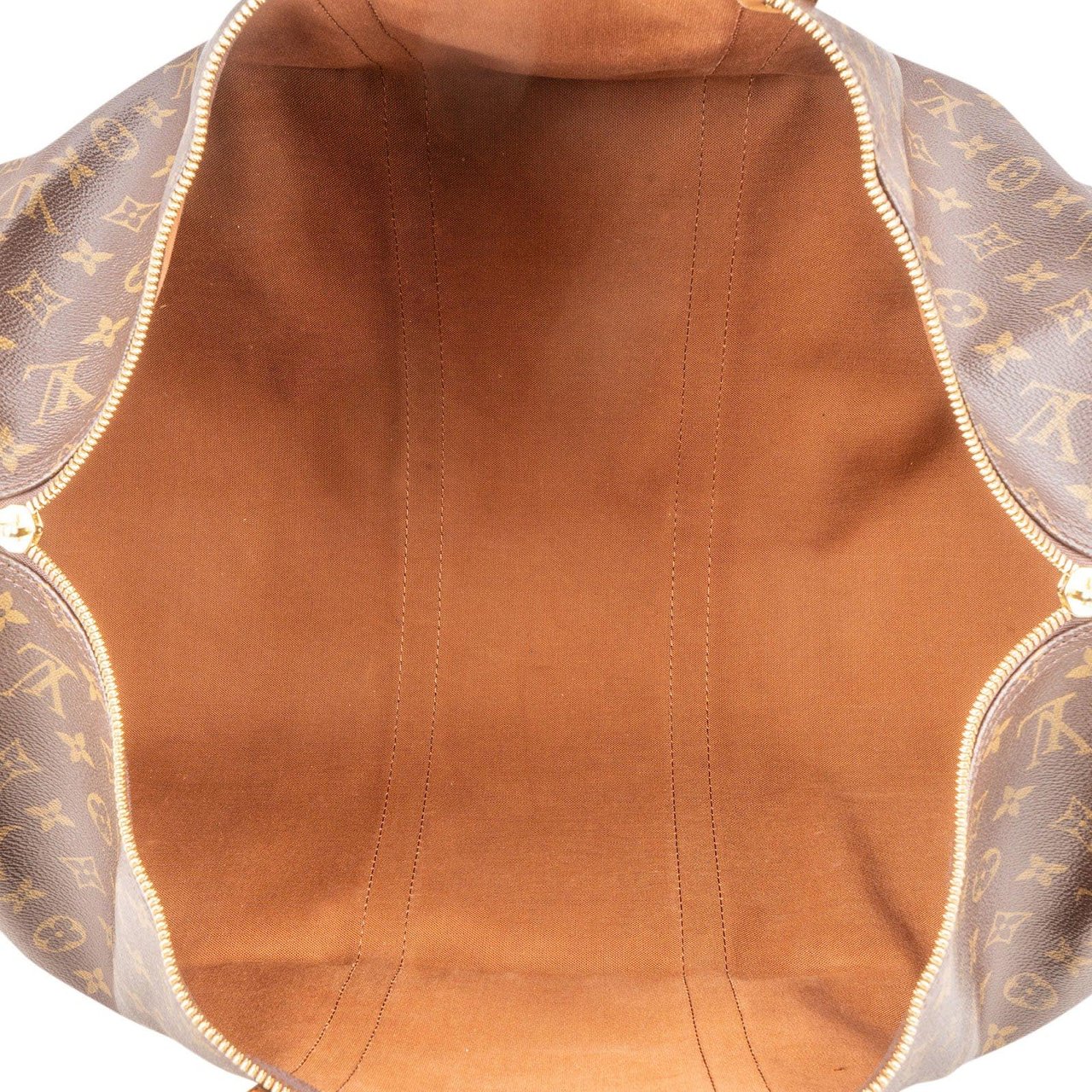 Louis Vuitton Louis Vuitton Monogram Canvas Keepall 55 Bandoulière Travel Bag Bruin