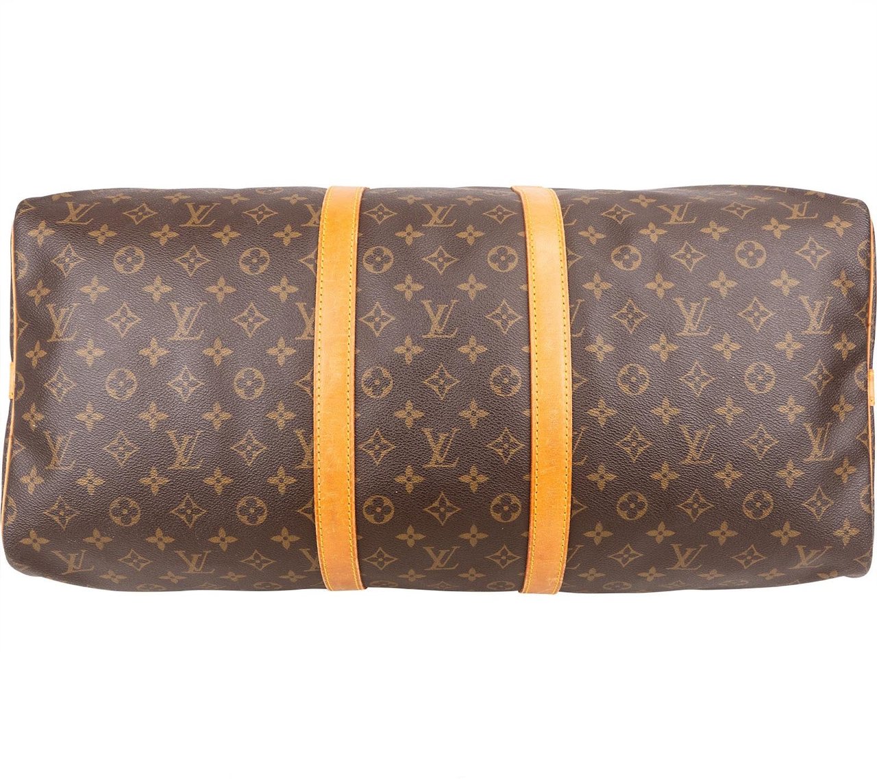 Louis Vuitton Louis Vuitton Monogram Canvas Keepall 55 Bandoulière Travel Bag Bruin