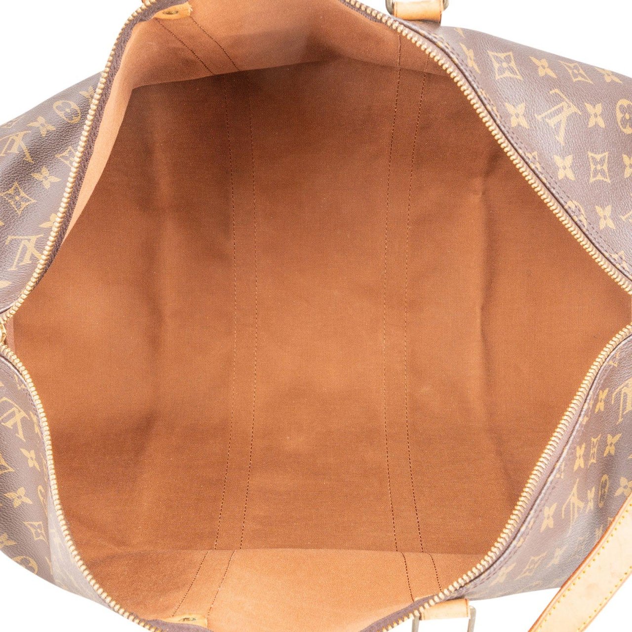 Louis Vuitton Louis Vuitton Monogram Canvas Keepall 55 Bandoulière Travel Bag Bruin