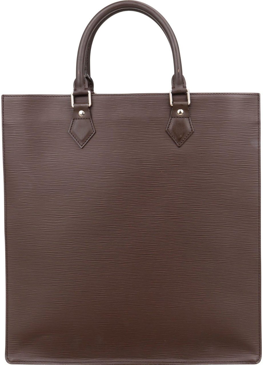 Louis Vuitton Louis Vuitton Brown Epi Leather Sac Plat Handbag Bruin