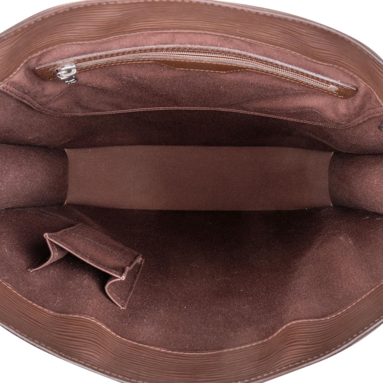 Louis Vuitton Louis Vuitton Brown Epi Leather Sac Plat Handbag Bruin