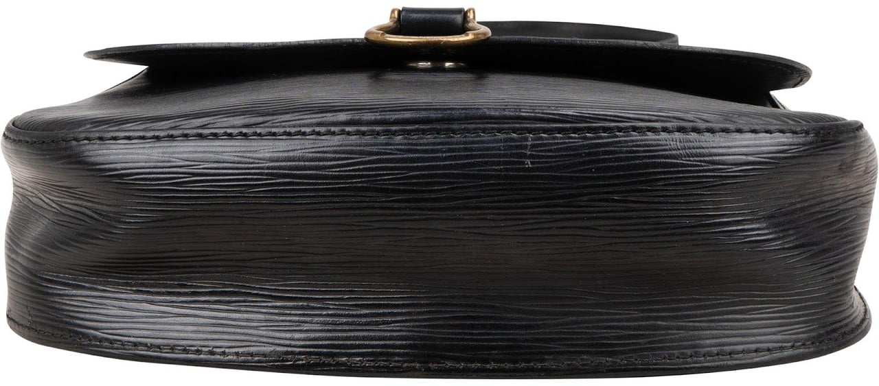 Louis Vuitton Louis Vuitton Noir Epi Leather Saint Cloud GM Crossbody Bag Zwart