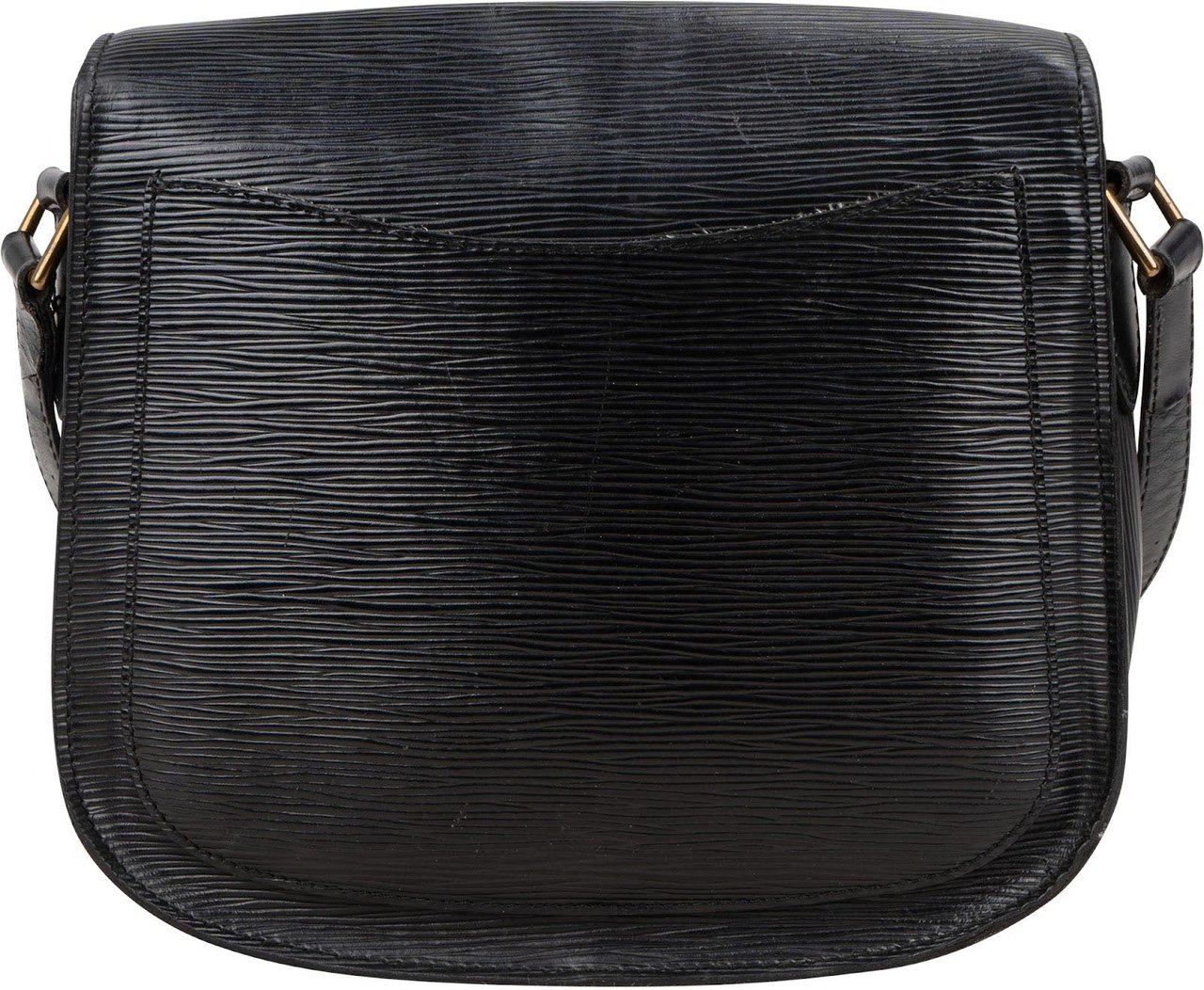 Louis Vuitton Louis Vuitton Noir Epi Leather Saint Cloud GM Crossbody Bag Zwart