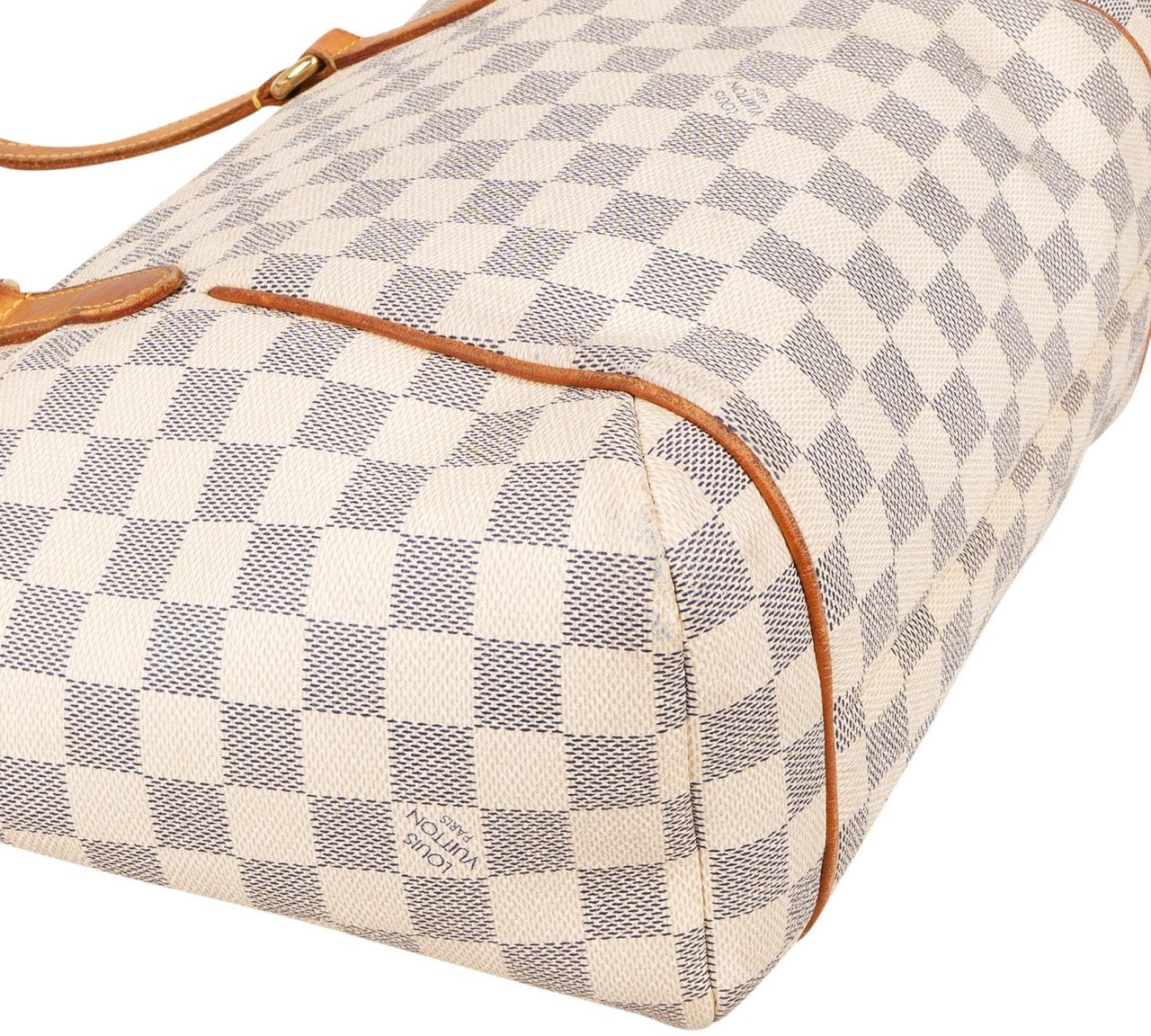 Louis Vuitton Louis Vuitton Monogram Damier Azur Totally PM Shoulder Bag Wit