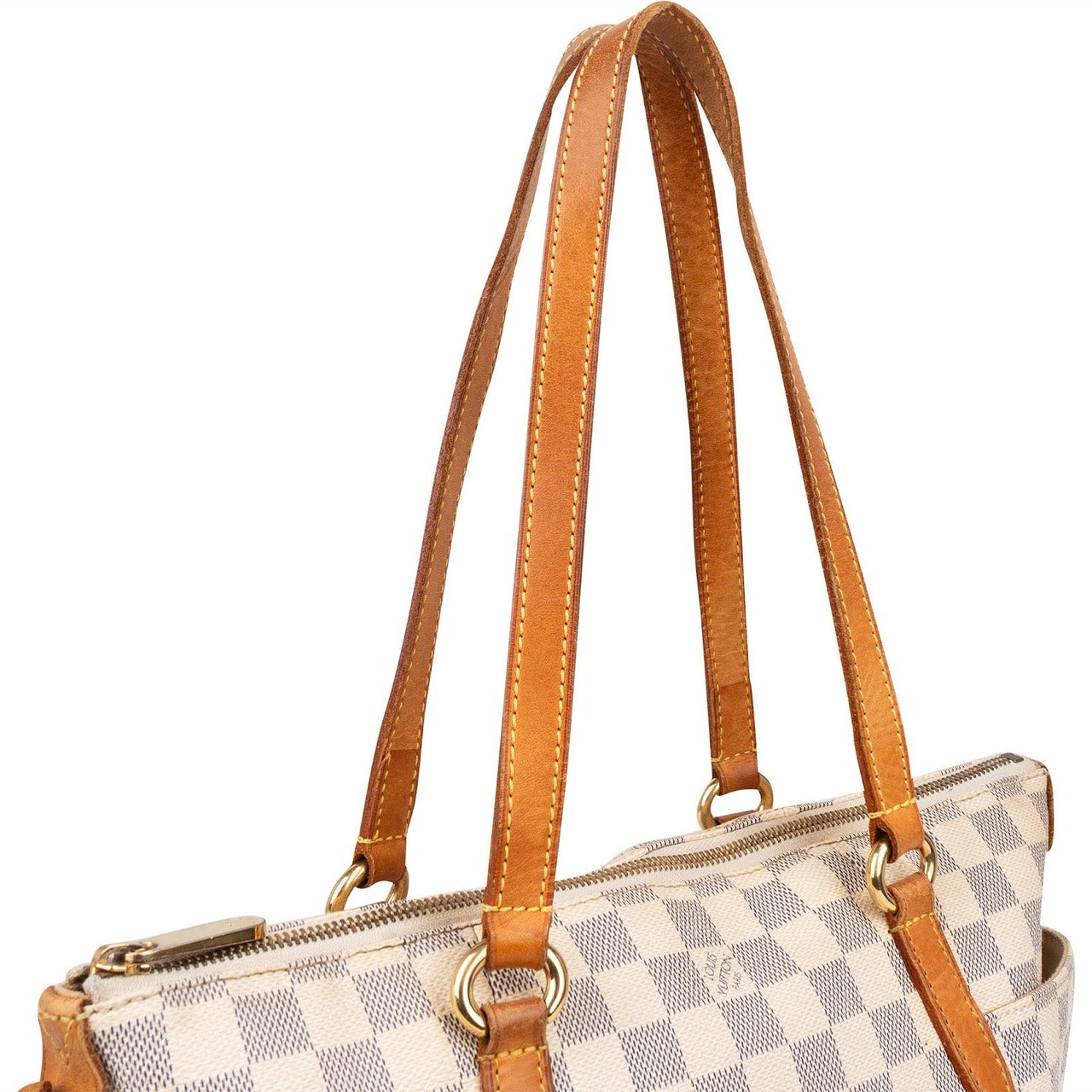 Louis Vuitton Louis Vuitton Monogram Damier Azur Totally PM Shoulder Bag Wit