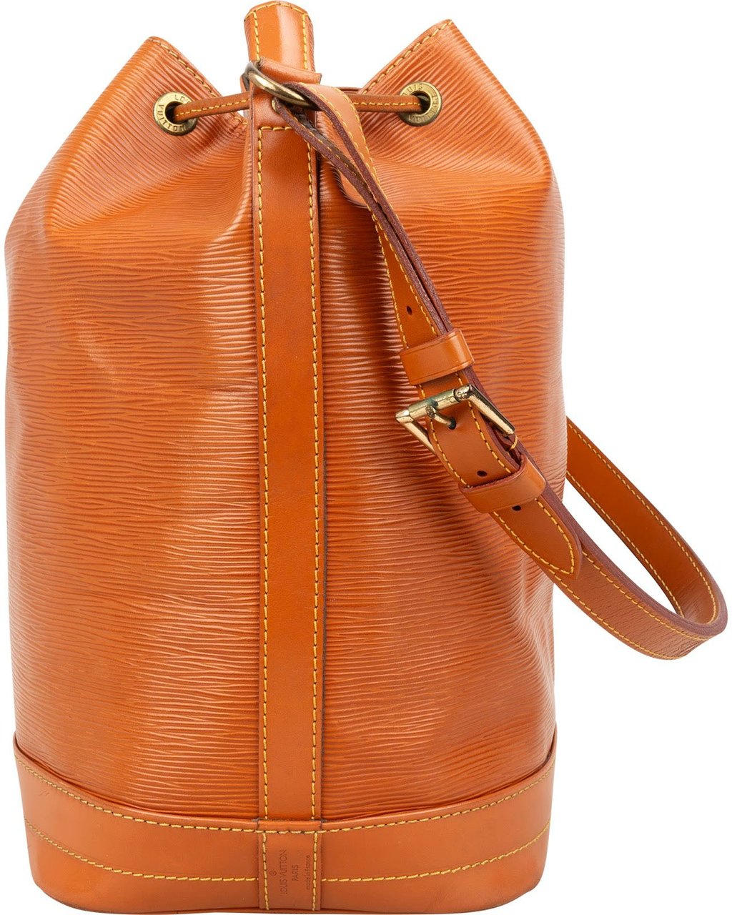 Louis Vuitton Louis Vuitton Cognac Epi Leather Sac Noé Grande Shoulder Bag Oranje