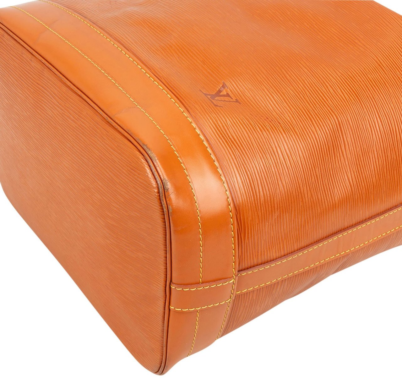 Louis Vuitton Louis Vuitton Cognac Epi Leather Sac Noé Grande Shoulder Bag Oranje