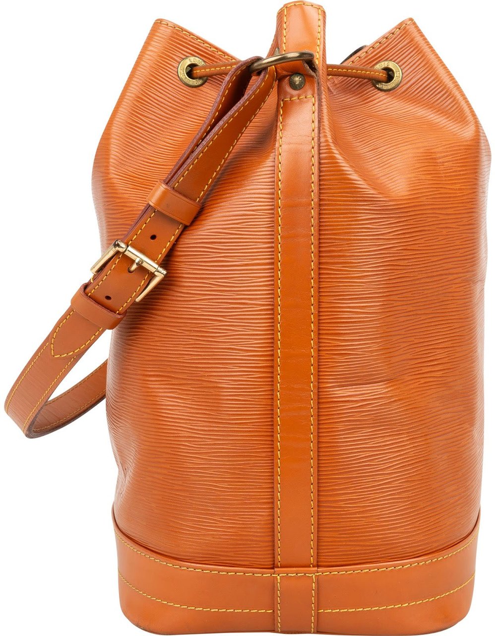 Louis Vuitton Louis Vuitton Cognac Epi Leather Sac Noé Grande Shoulder Bag Oranje