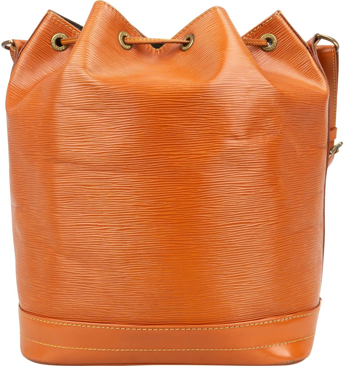 Louis Vuitton Louis Vuitton Cognac Epi Leather Sac Noé Grande Shoulder Bag Oranje