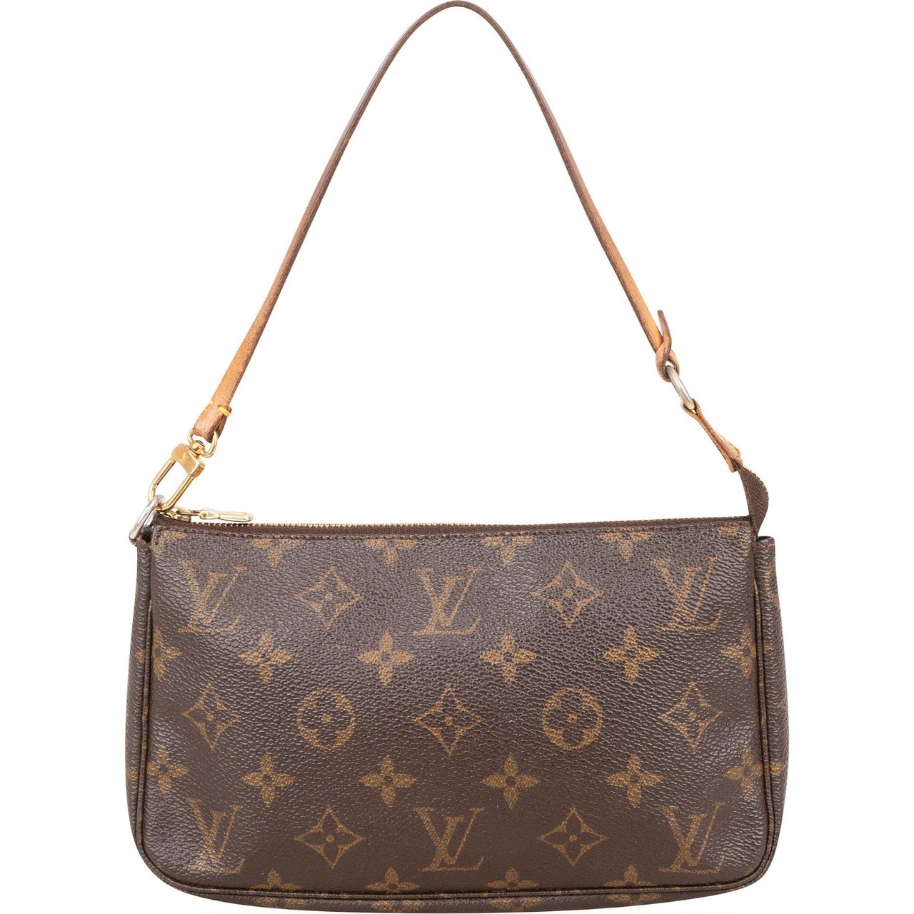 Louis Vuitton Louis Vuitton Monogram Canvas Pochette Accessoires Handbag Bruin