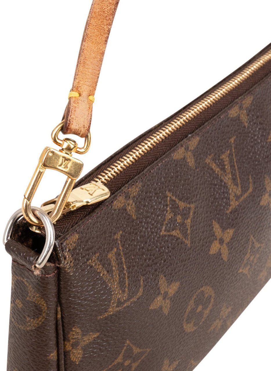 Louis Vuitton Louis Vuitton Monogram Canvas Pochette Accessoires Handbag Bruin