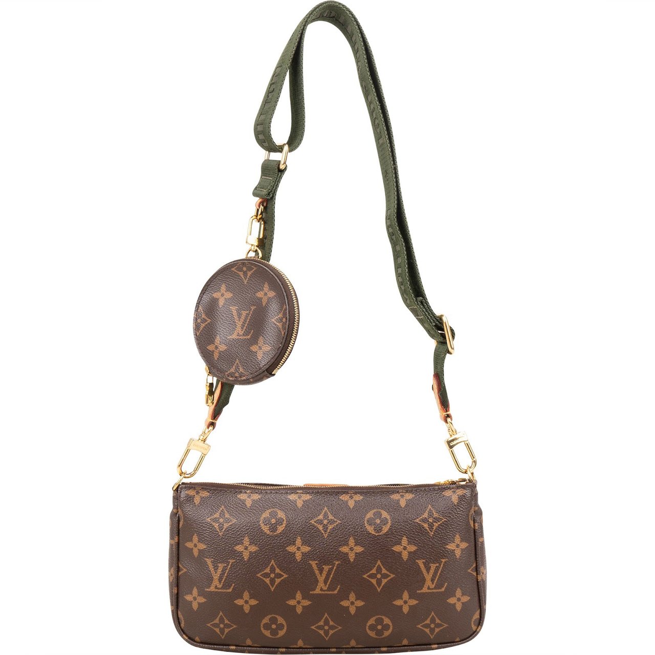 Louis Vuitton Louis Vuitton Monogram Canvas Multi Pochette Accessoires Crossbody Bag Bruin