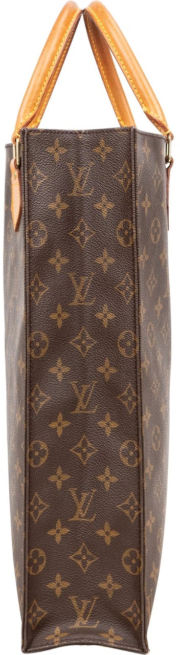 Louis Vuitton Louis Vuitton Monogram Canvas Sac Plat Handbag Bruin
