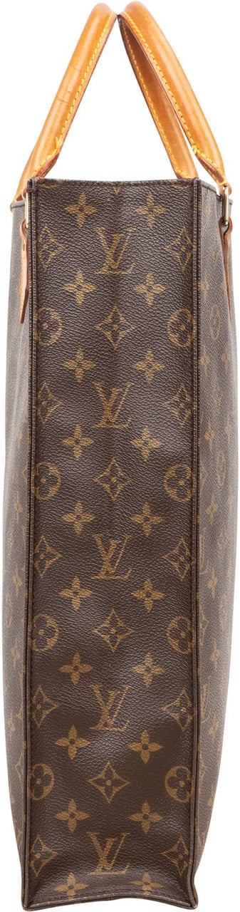 Louis Vuitton Louis Vuitton Monogram Canvas Sac Plat Handbag Bruin