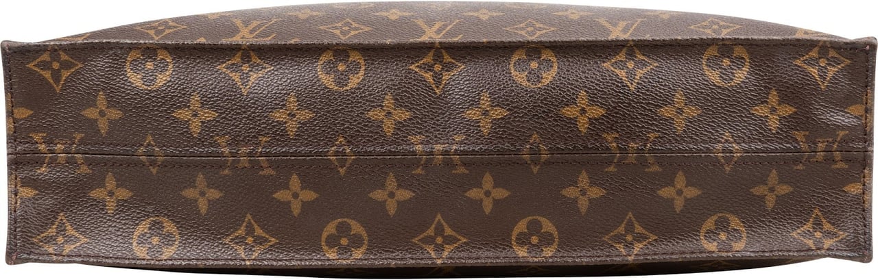Louis Vuitton Louis Vuitton Monogram Canvas Sac Plat Handbag Bruin