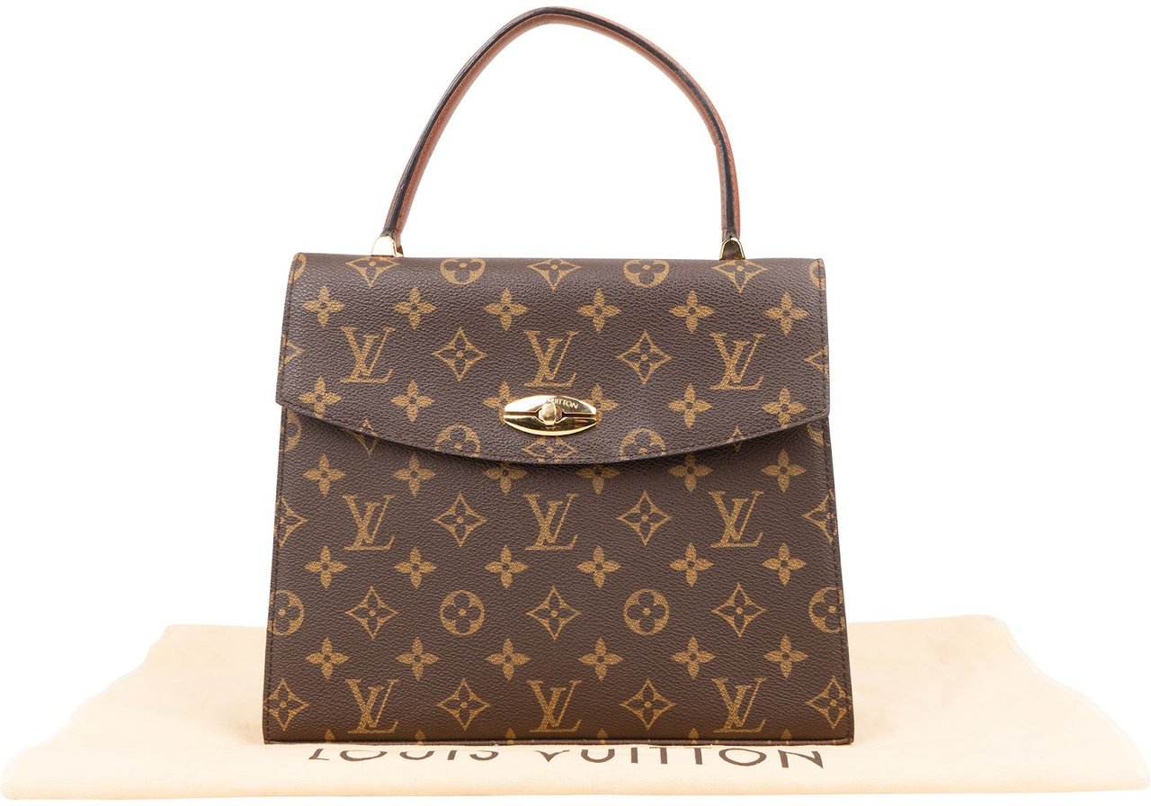 Louis Vuitton Monogram Canvas Malesherbes Handbag Bruin