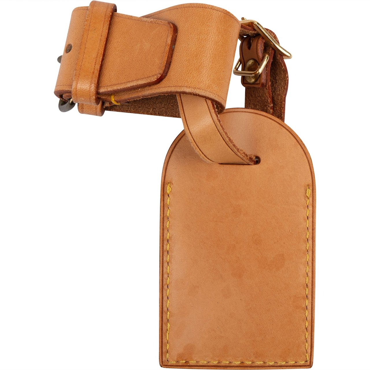 Louis Vuitton Louis Vuitton Vachetta Leather Luggage Tag Set (R.T.) Bruin