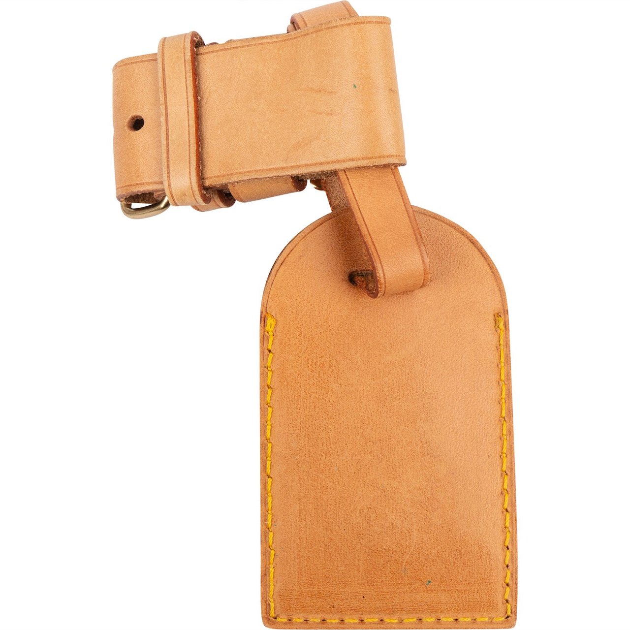 Louis Vuitton Louis Vuitton Vachetta Leather Luggage Tag Set Bruin