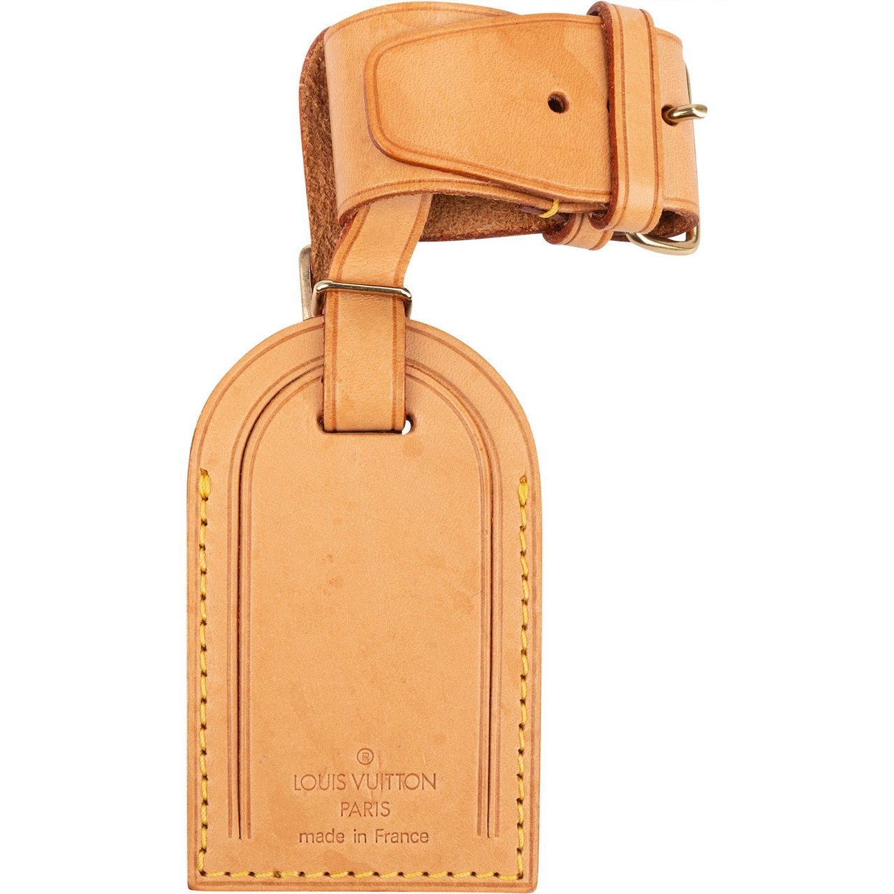 Louis Vuitton Louis Vuitton Vachetta Leather Luggage Tag Set Divers