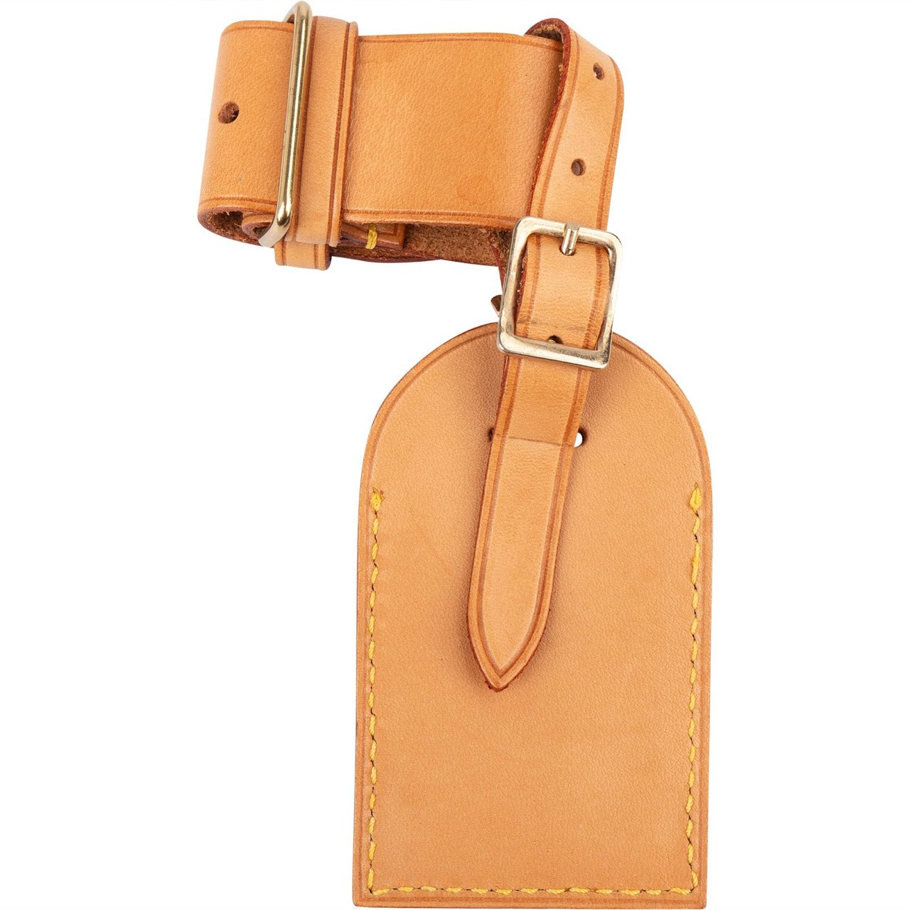 Louis Vuitton Louis Vuitton Vachetta Leather Luggage Tag Set Divers