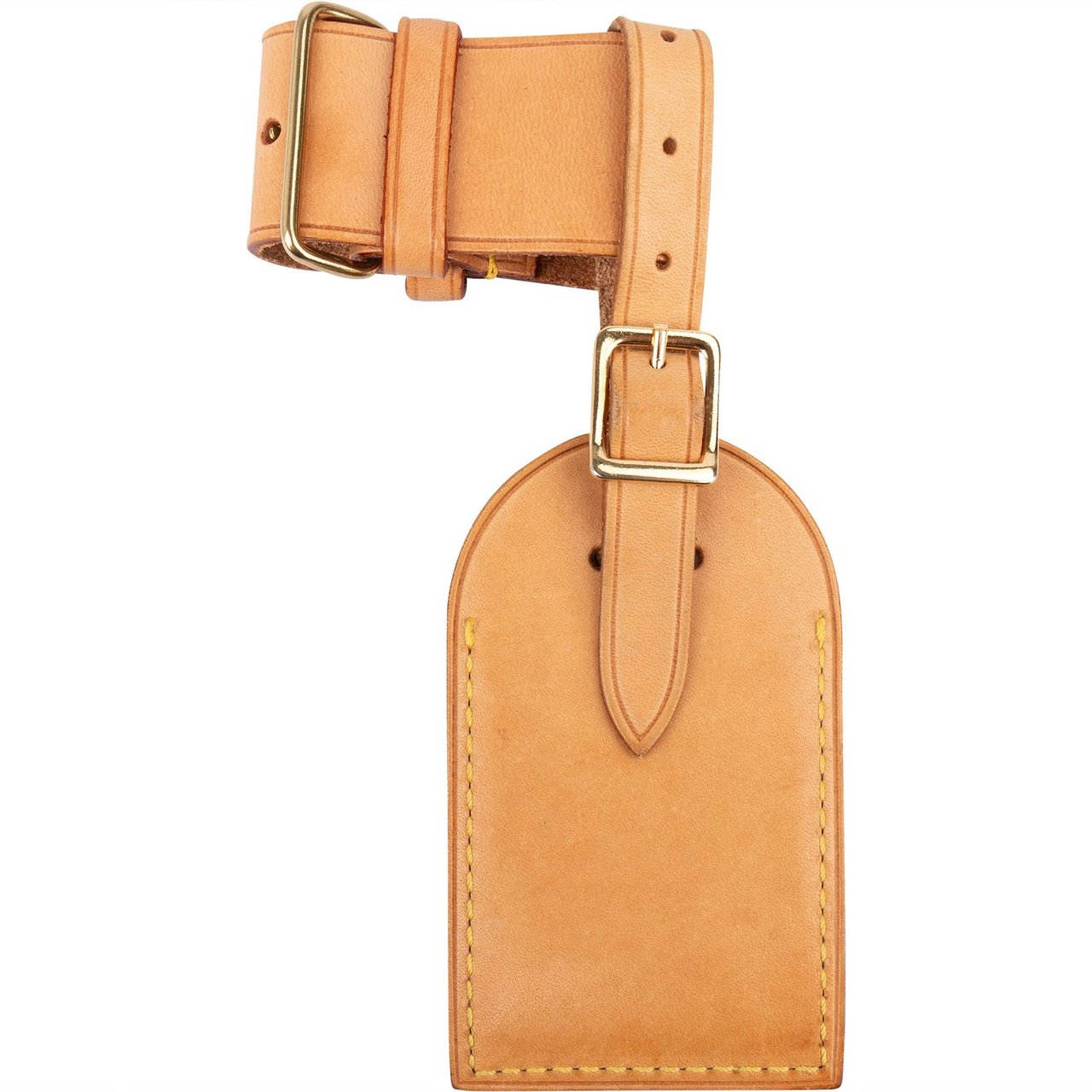 Louis Vuitton Louis Vuitton Vachetta Leather Luggage Tag Set Divers
