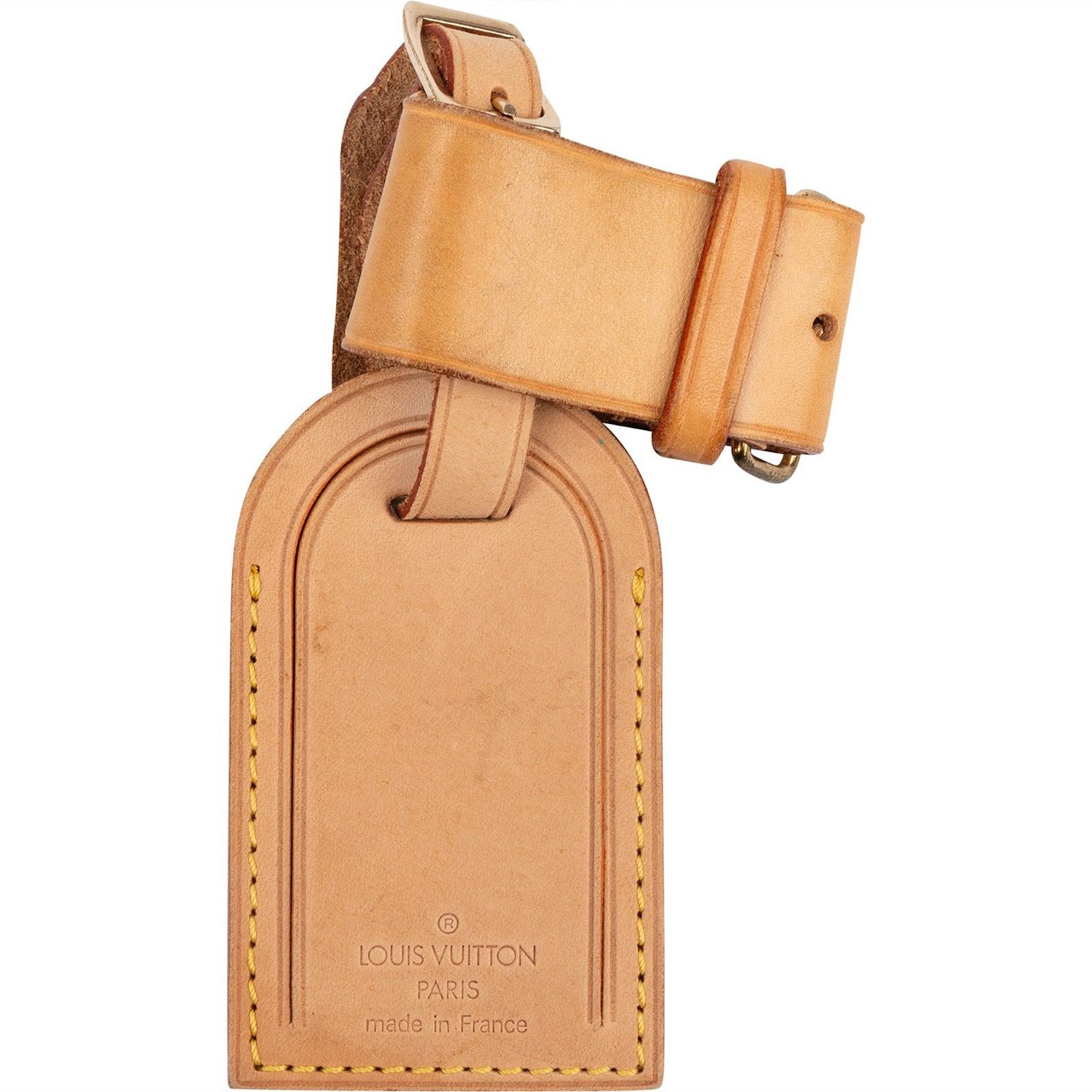 Louis Vuitton Vachetta Leather Luggage Tag Set Divers