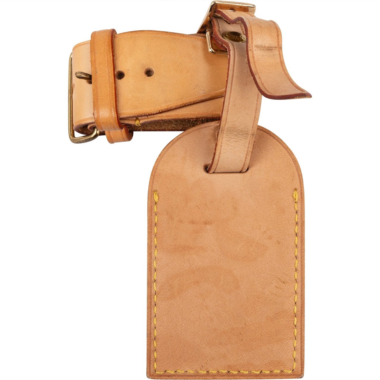 Louis Vuitton Vachetta Leather Luggage Tag Set Divers