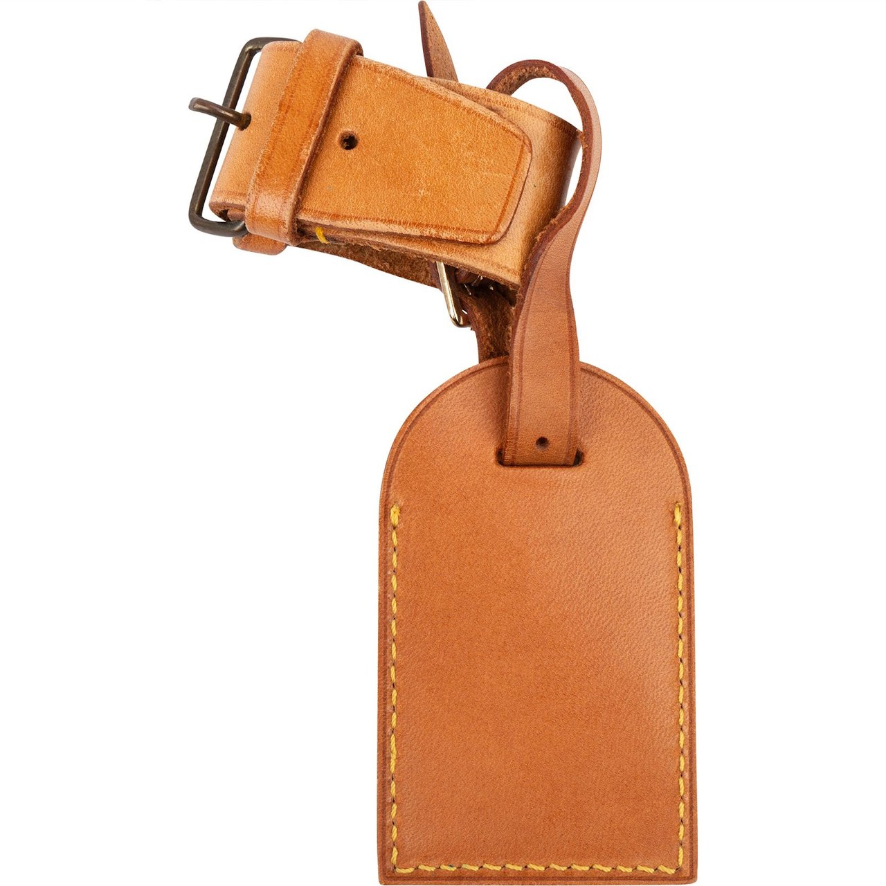 Louis Vuitton Louis Vuitton Vachetta Leather Luggage Tag Set Bruin