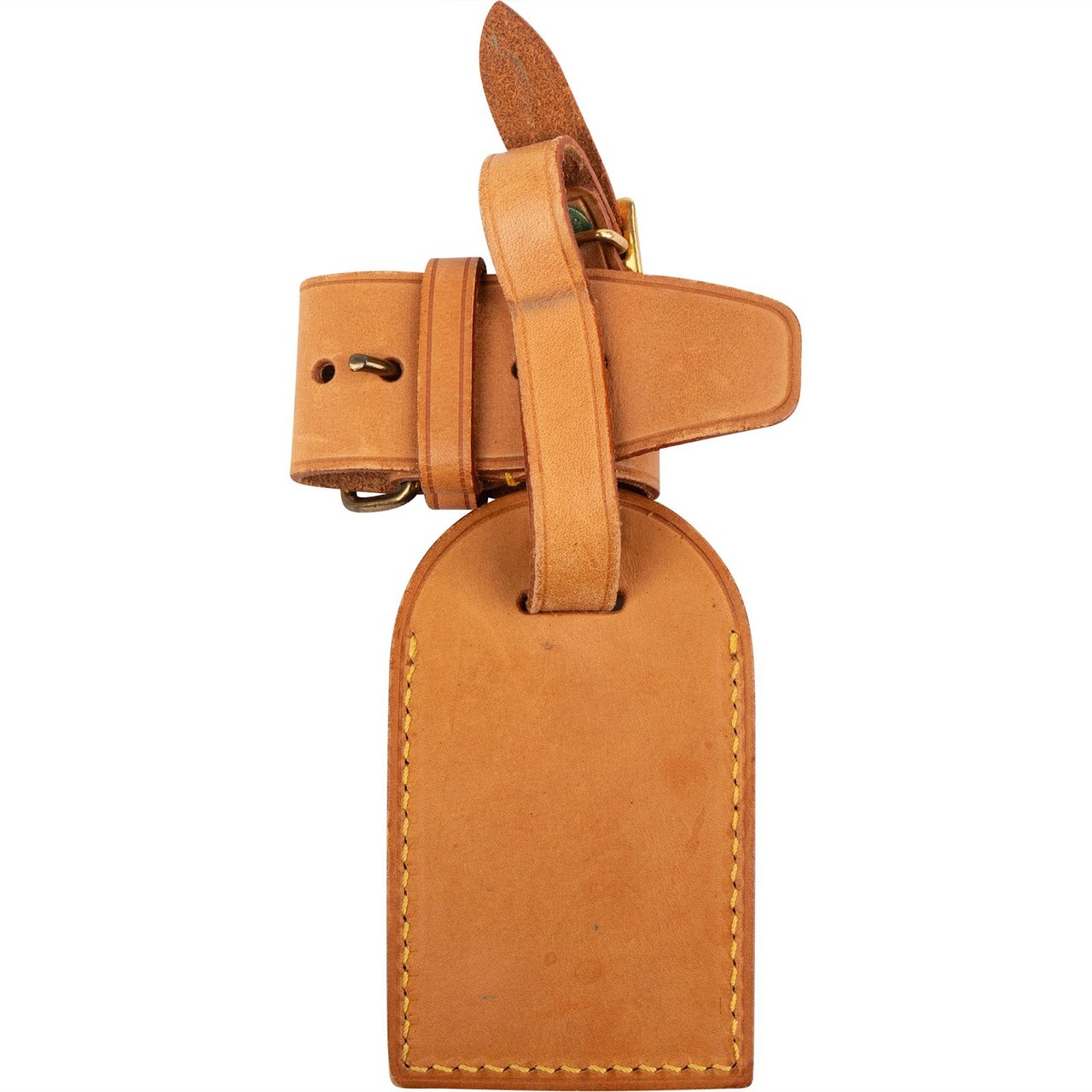 Louis Vuitton Louis Vuitton Vachetta Leather Luggage Tag Set Bruin