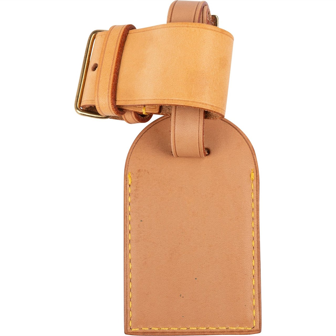 Louis Vuitton Louis Vuitton Vachetta Leather Luggage Tag Set Bruin