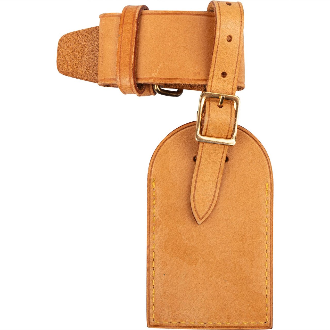 Louis Vuitton Louis Vuitton Vachetta Leather Luggage Tag Set Bruin