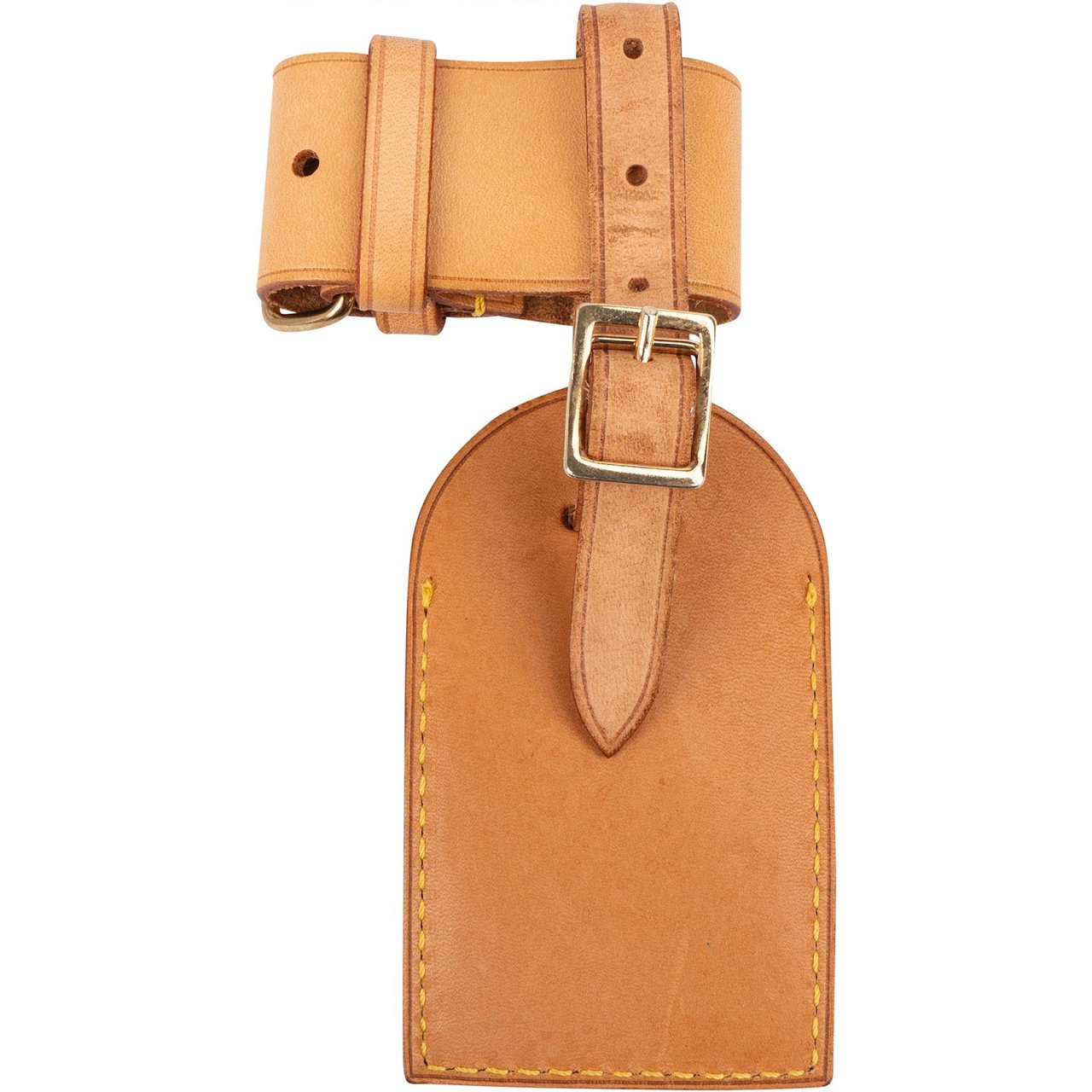 Louis Vuitton Louis Vuitton Vachetta Leather Luggage Tag Set Divers