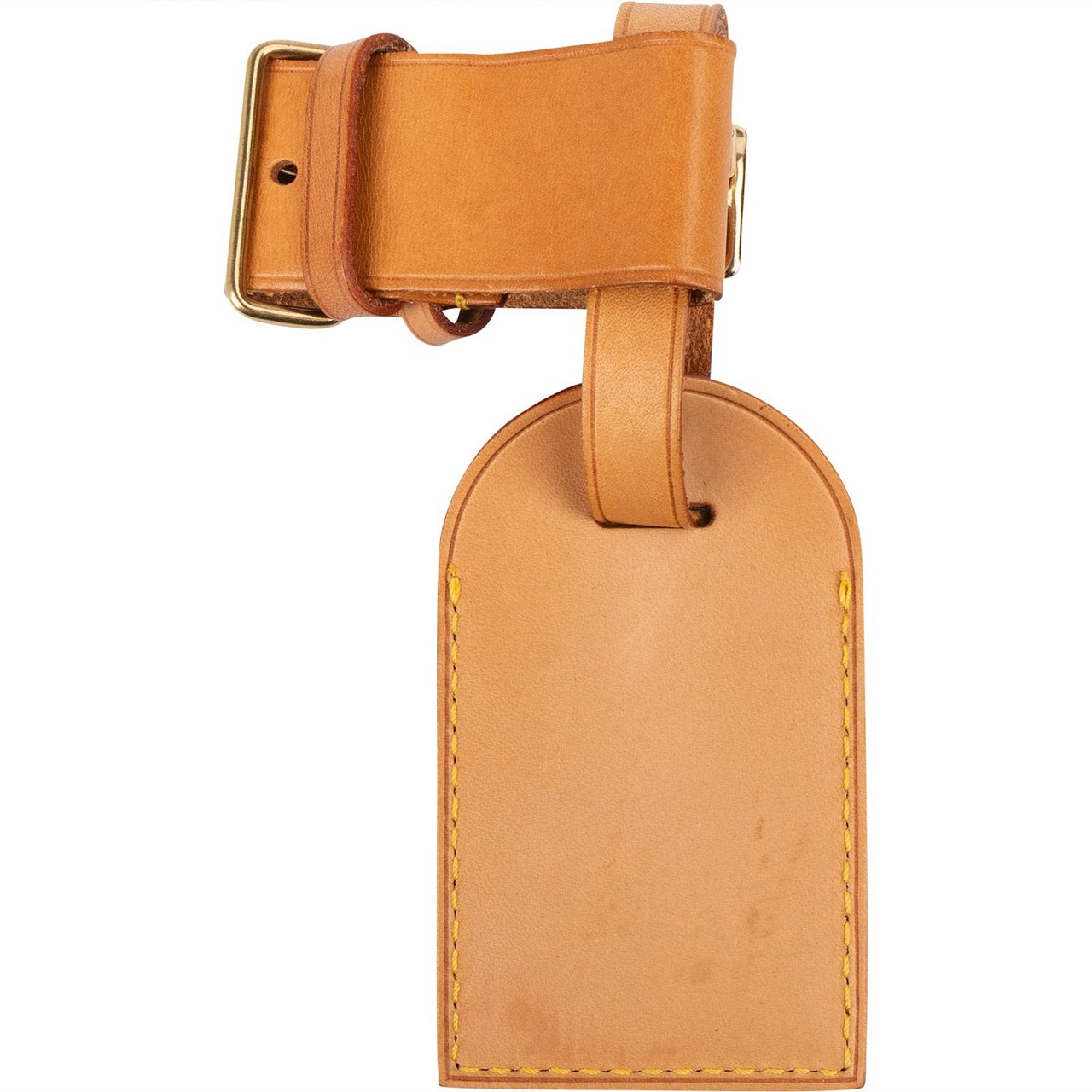 Louis Vuitton Louis Vuitton Vachetta Leather Luggage Tag Set Bruin