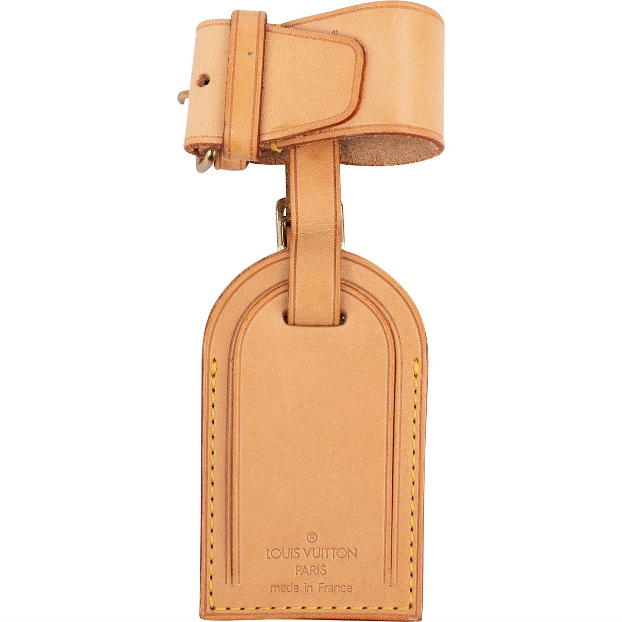Louis Vuitton Louis Vuitton Vachetta Leather Luggage Tag Set Divers