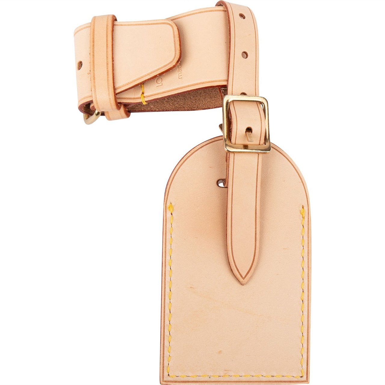 Louis Vuitton Louis Vuitton Vachetta Leather Luggage Tag Set Divers