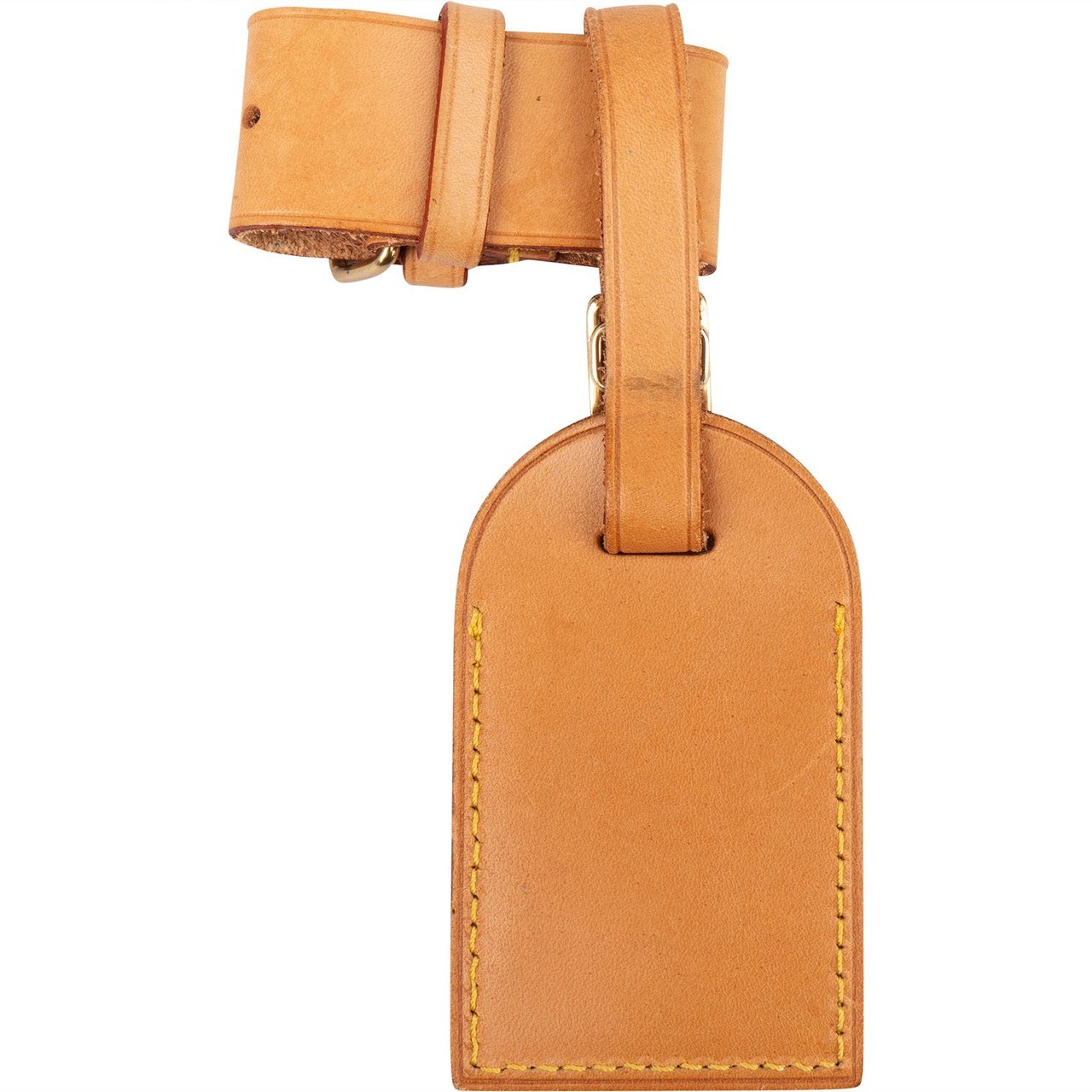 Louis Vuitton Louis Vuitton Vachetta Leather Luggage Tag Set Neutraal