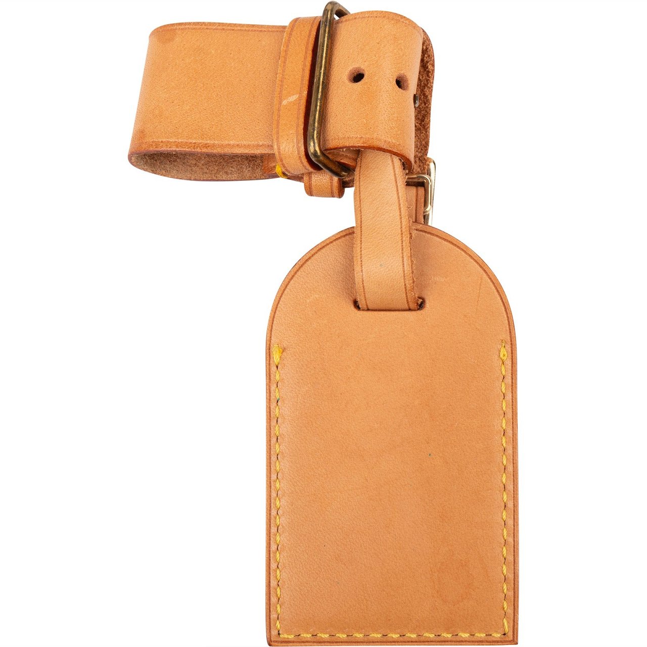 Louis Vuitton Louis Vuitton Vachetta Leather Luggage Tag Set Neutraal