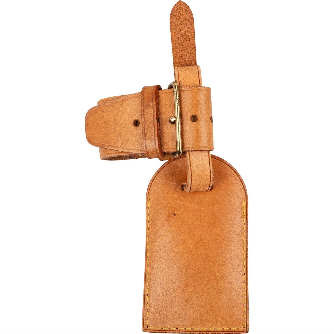 Louis Vuitton Louis Vuitton Vachetta Leather Luggage Tag Set Bruin