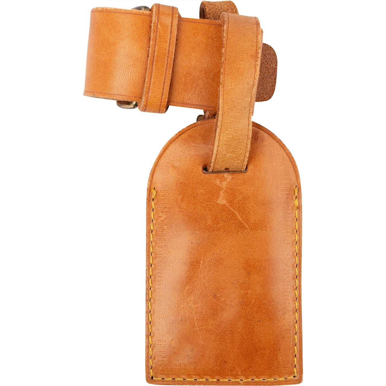 Louis Vuitton Louis Vuitton Vachetta Leather Luggage Tag Set Bruin