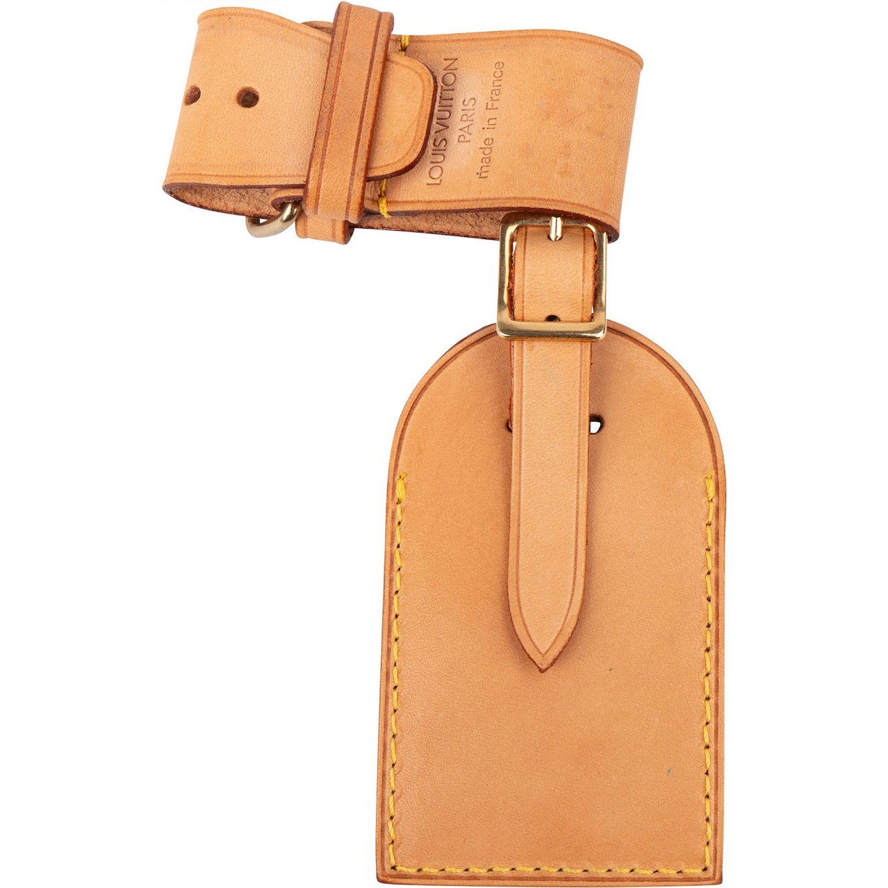 Louis Vuitton Louis Vuitton Vachetta Leather Luggage Tag Set Divers