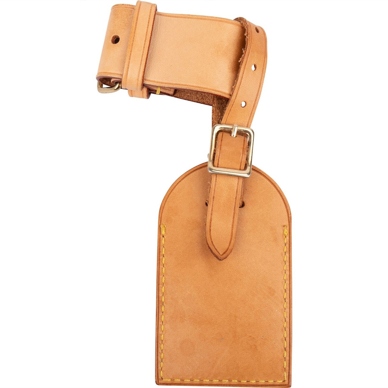 Louis Vuitton Vachetta Leather Luggage Tag Set Bruin