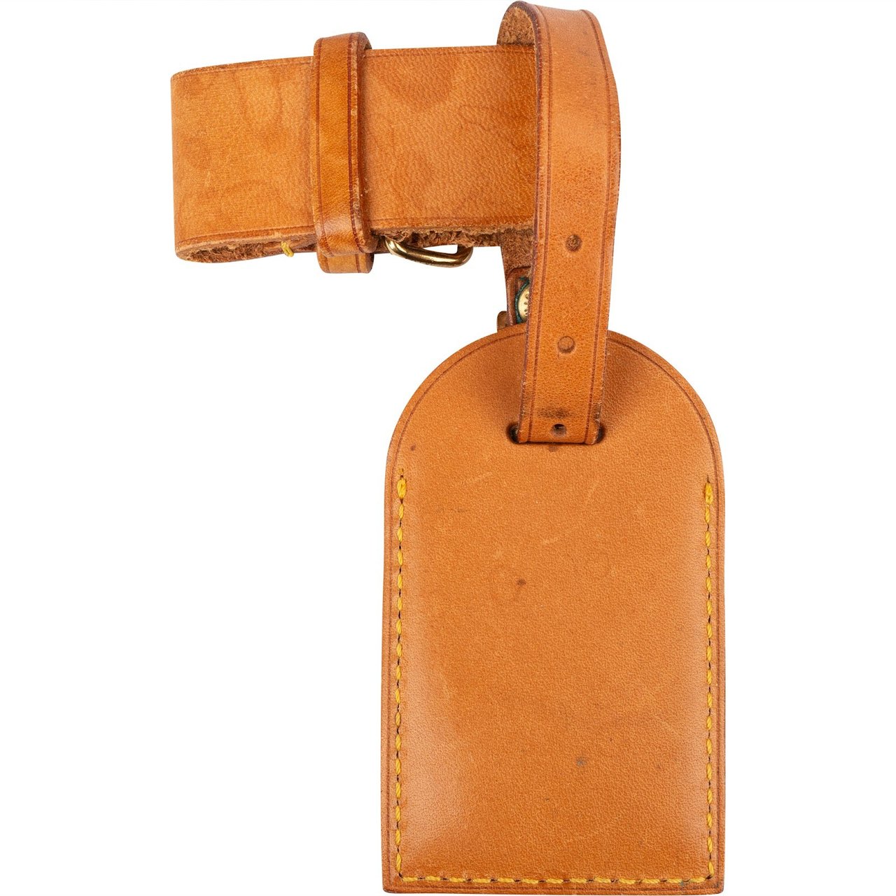 Louis Vuitton Louis Vuitton Vachetta Leather Luggage Tag Set Bruin