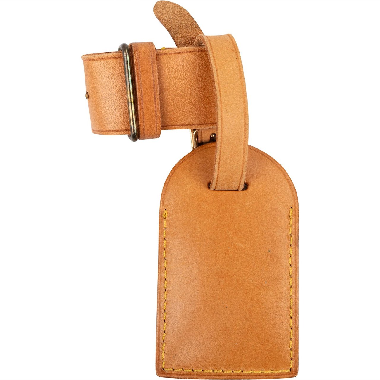Louis Vuitton Louis Vuitton Vachetta Leather Luggage Tag Set Bruin