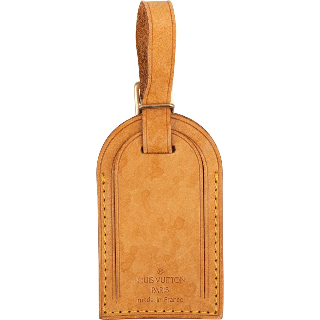 Louis Vuitton Louis Vuitton Vachetta Leather Luggage Tag Bruin
